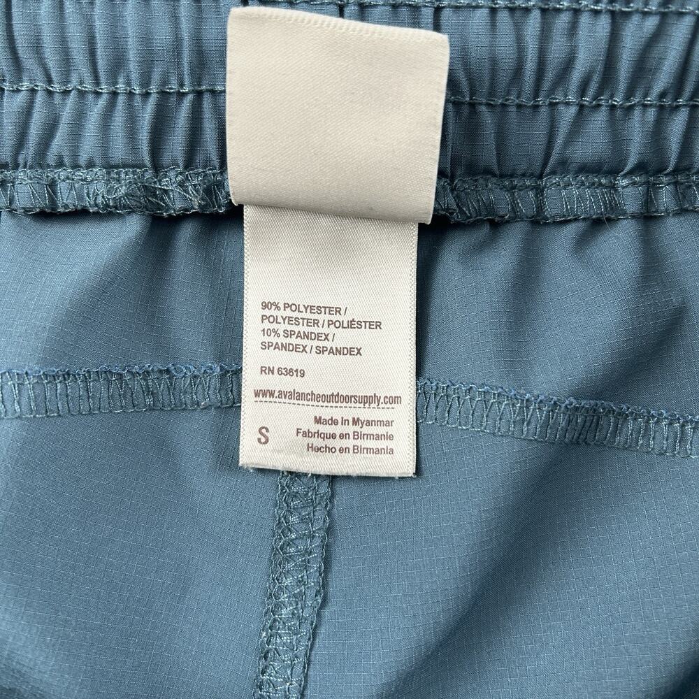 Avalanche Women’s Small Teal Athletic Hiking Shorts Zip Pocket Stretch S - Picture 9 of 9